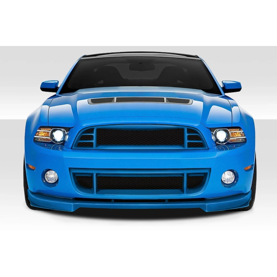 2010-2014 Ford Mustang GT500 Look Conversion Front Bumper - 1 Piece - image 3